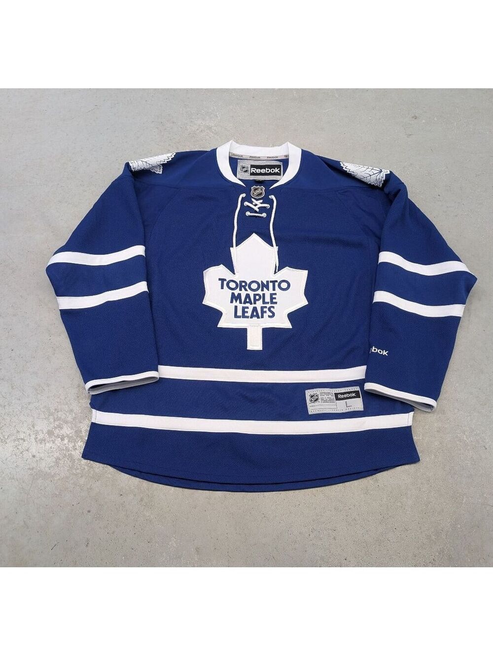 Reebok Toronto Maple Leafs NHL Blue and White Jersey